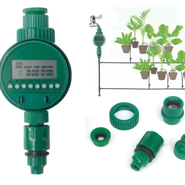 powerful garden drip irrigation system controller automatic countdown water timer