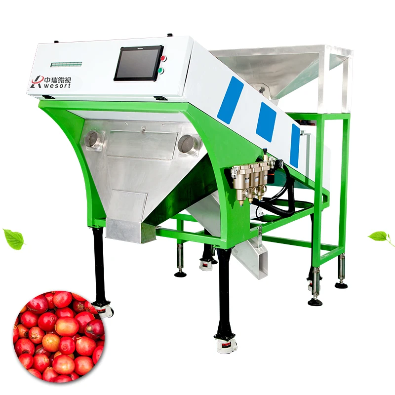 Пуленепробиваемая сортировочная машина для кофейных зерен, маленькая сортировочная машина для кофе и вишни