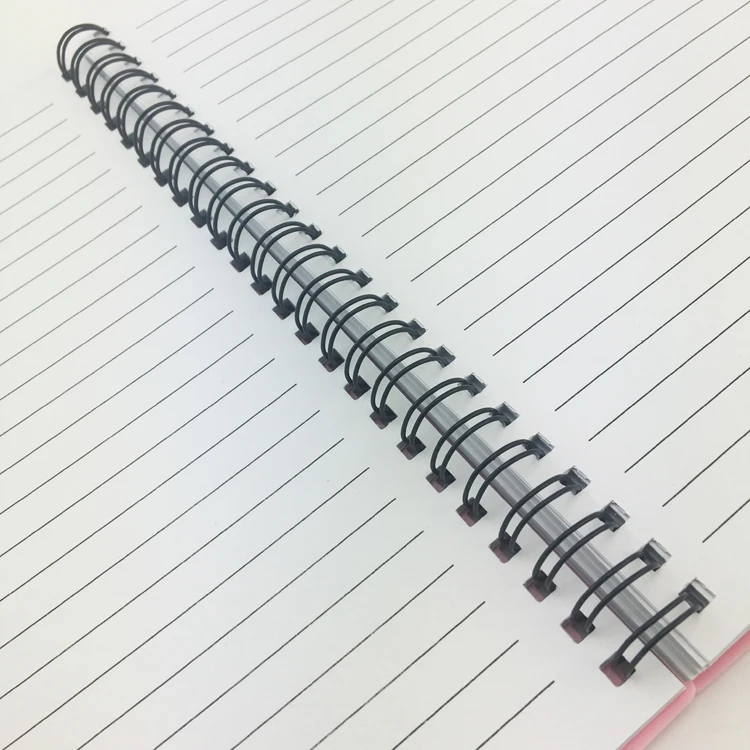 Custom blank paper notebook with logo printed hard plastic cover imported from China cheap bulk