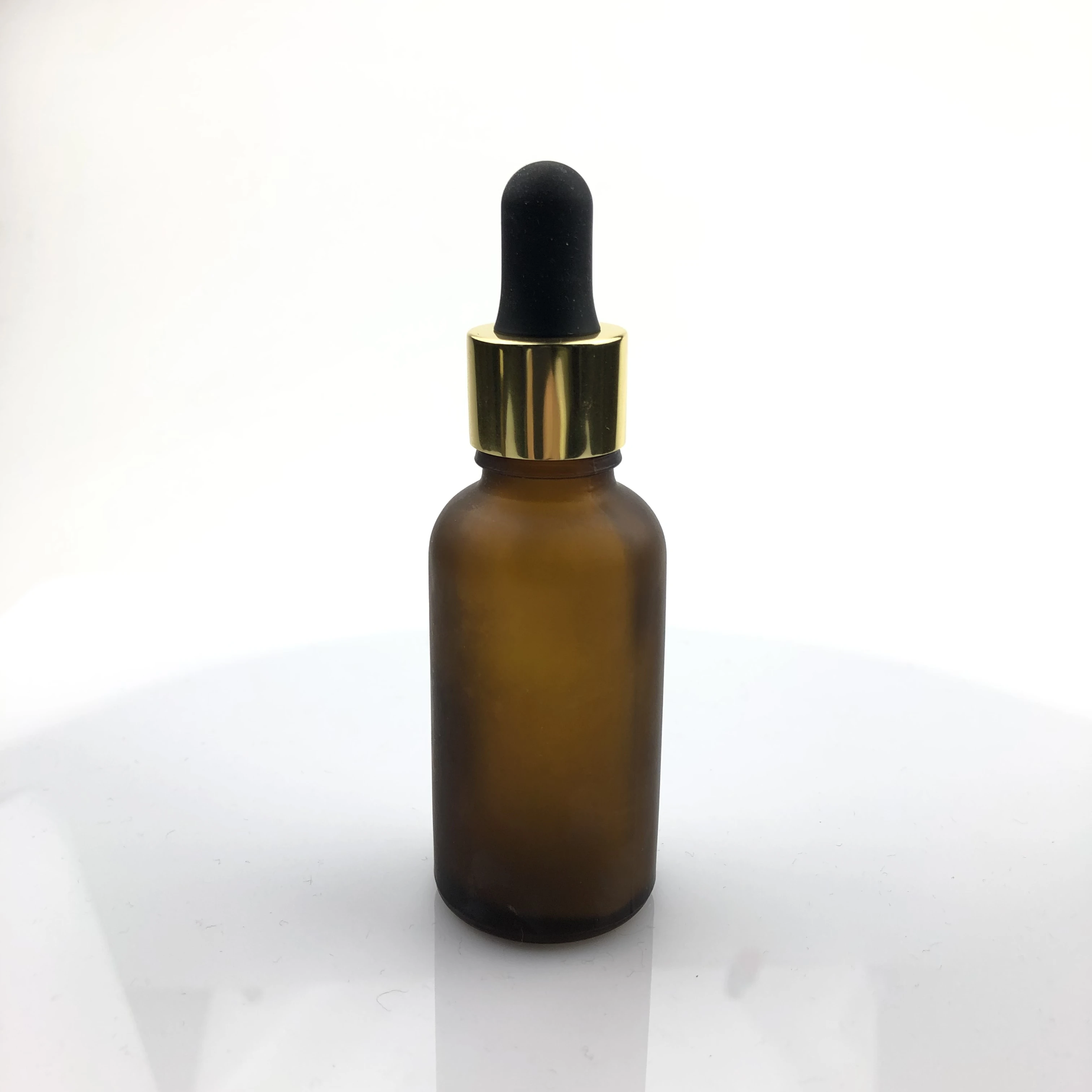 30ml glass amber frosted essential oil drop glass bottle