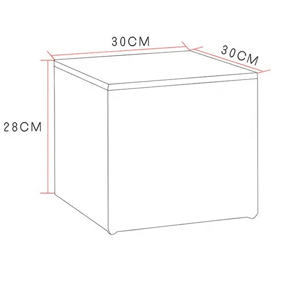 Custom Home Decor Wooden Stool With Storage Function Pine Wood Storage Stool step stool with drawer for storage space