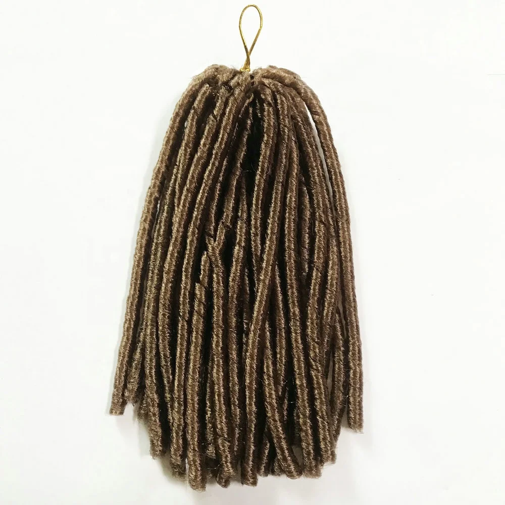 wholesale factory price NINA softex locs faux crochet braids,fire retardant fiber material locs soft dreads braids for american