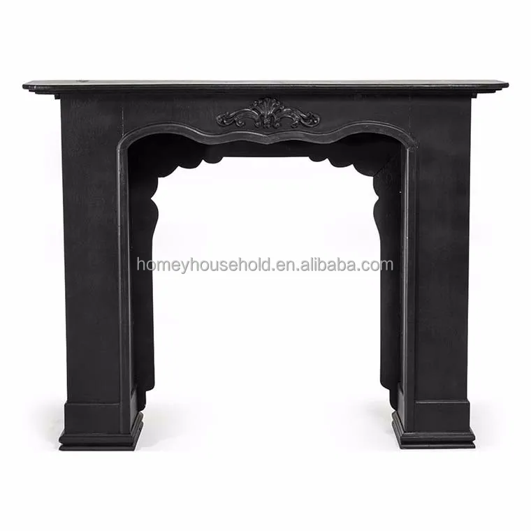 
Indoor used freestanding gas black wood fireplace 