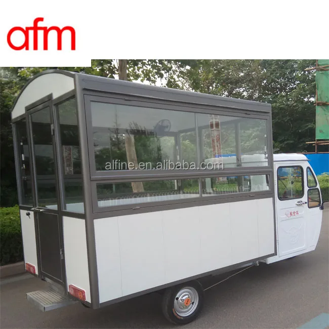 2017 Chinese made Electric mobile bicycle food cart