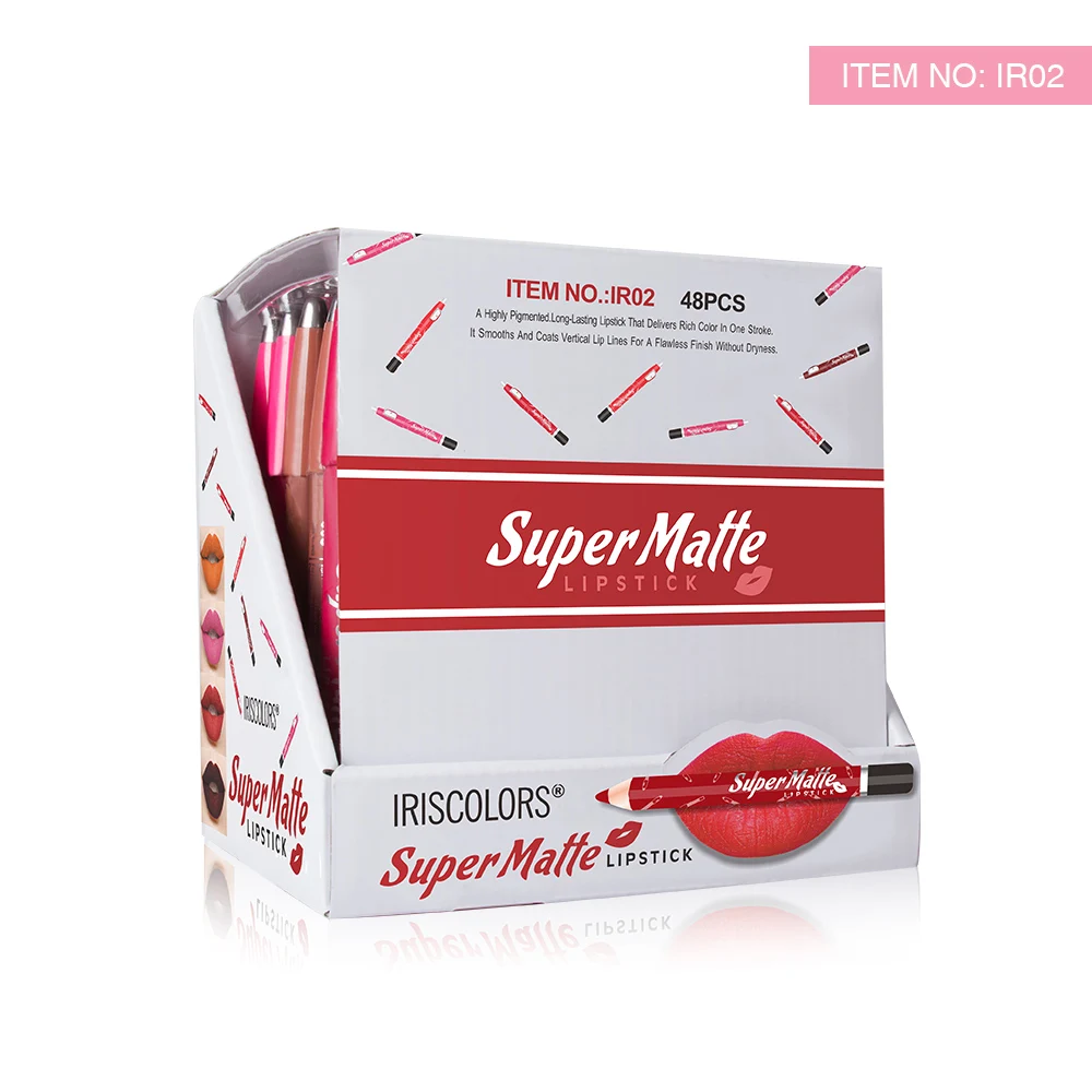 Menow IR02 IRISCOLORS Waterproof and Super Matte Lipstick