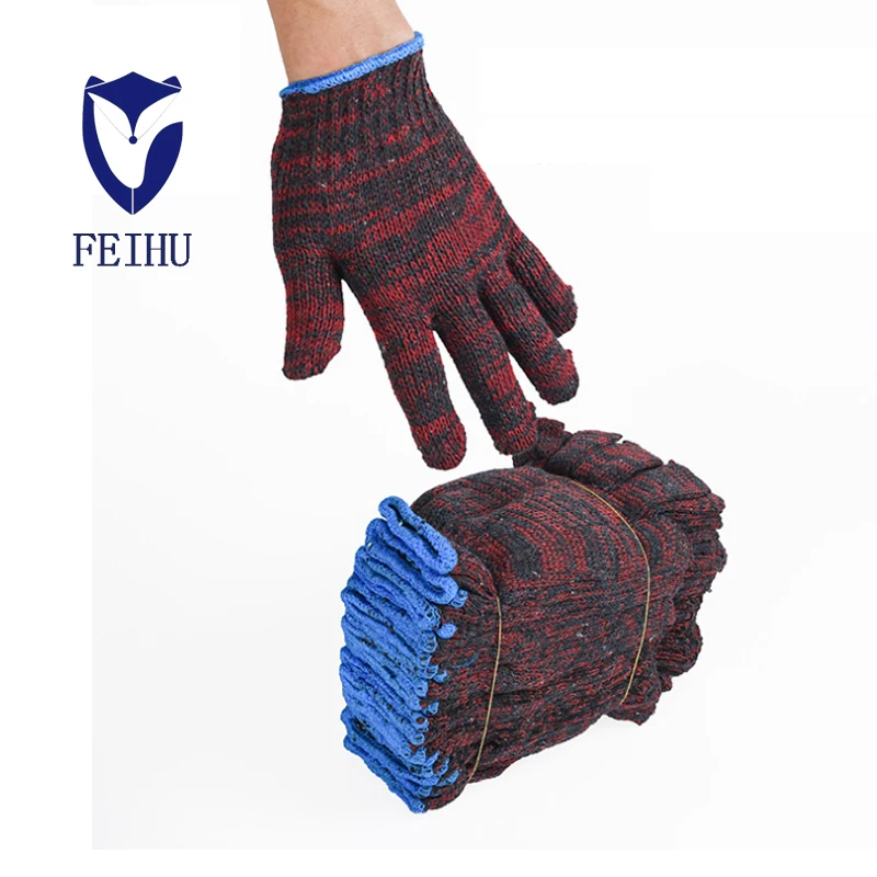 Manufacturers wholesale cotton yarn  Labour working  gloves 580g cheap