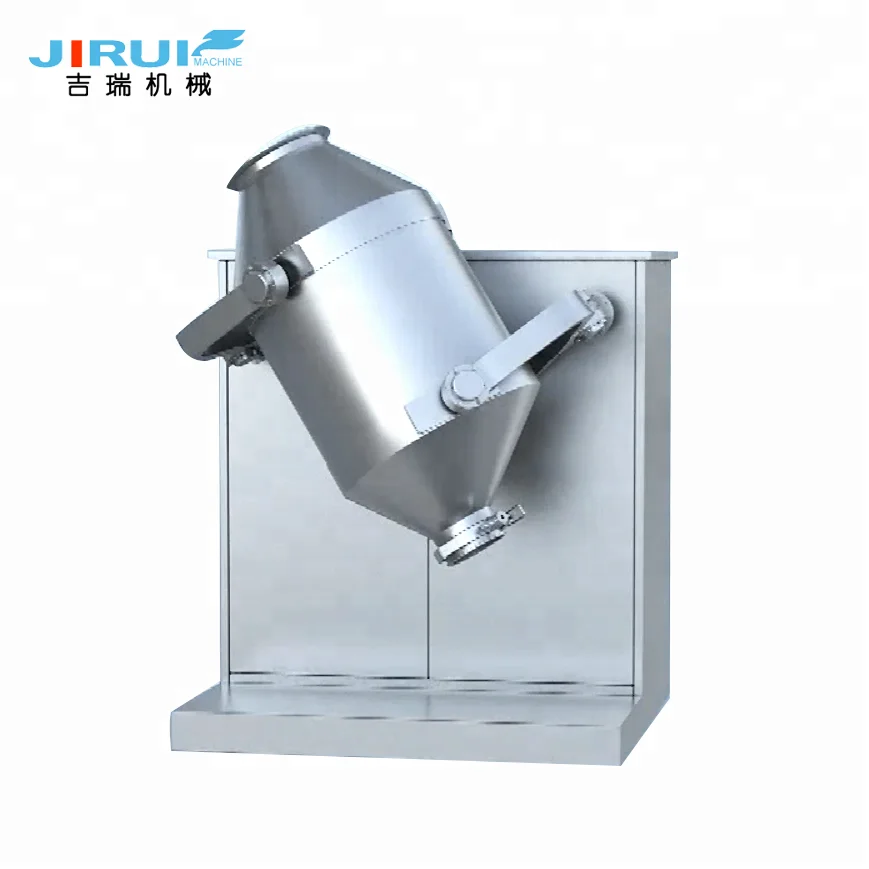 
Automatic PLC control 3d drum powder mixer for coffee flour spices seeds color herb powder mixing machine 