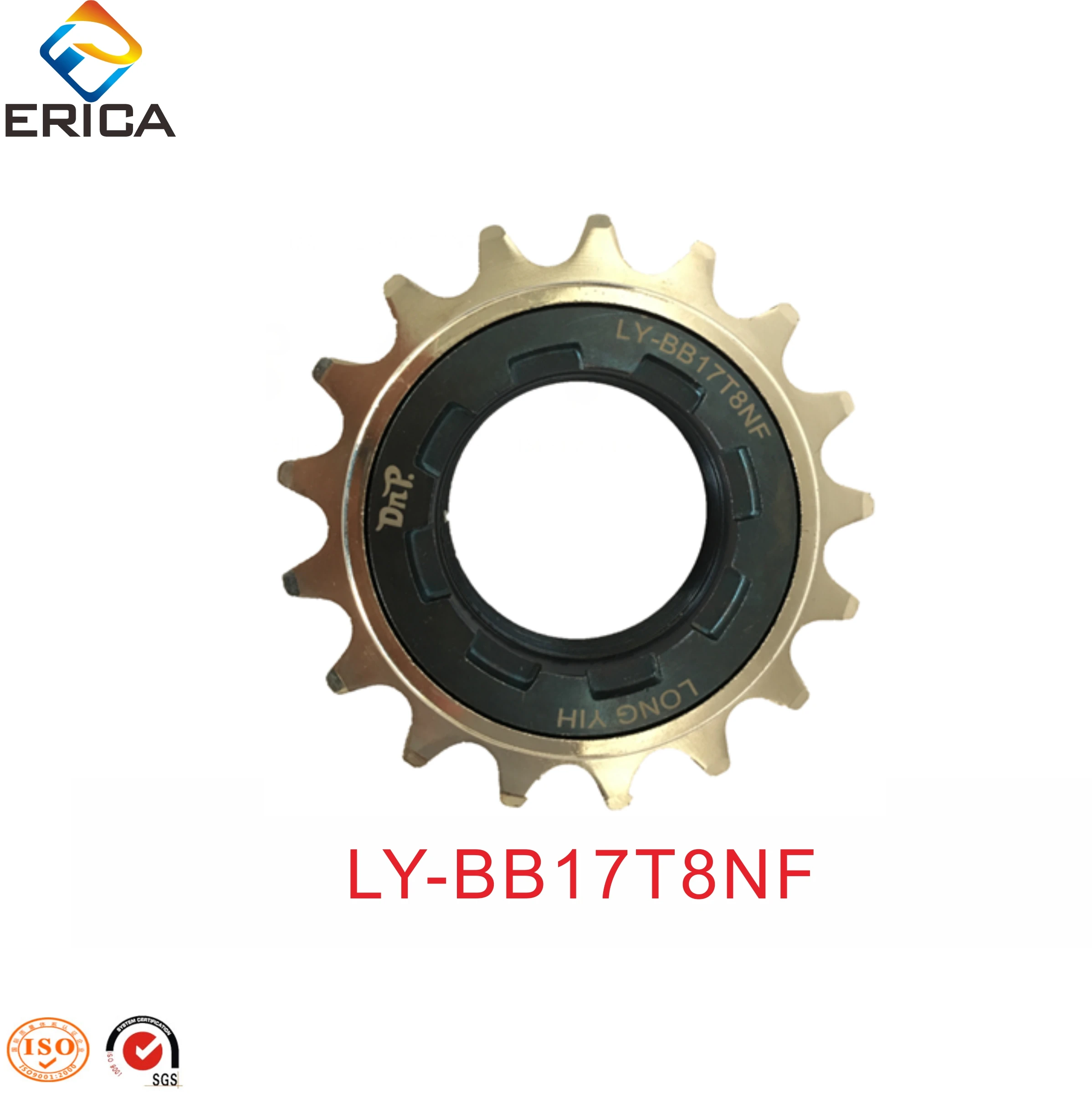 Качественный и дешевый велосипед BMX для фристайла DNP 17T, хромированные стальные колышки свободного колеса