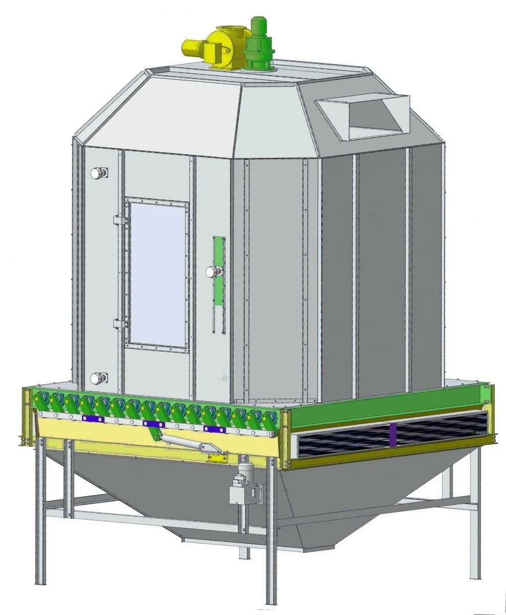 Animal  Fish Feed  Cooler  Machine /  Counter Flow  Air   Cooler