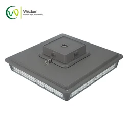 DLC America courtyard dimming power adjust color temperature 45W 70W Full cutoff wall pack lighting