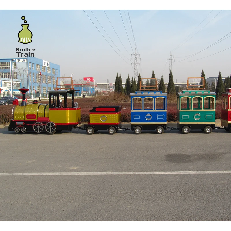 
Dual Hydraulic System amusement park miniature funny metal train locomotive 