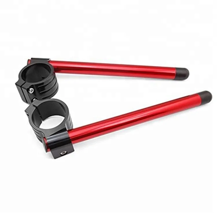 Anodizing Motorcycle Aluminum CNC Machined Clip on Handle Bar