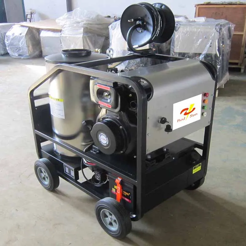 diesel hot water high pressure cleaner with hose reel hot sale high pressure wash machine