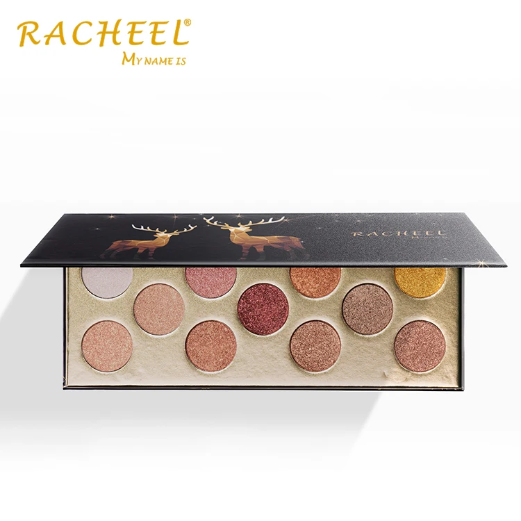 
RACHEEL Wholesales 11 color New soft eyeshadow mashed potato texture pearl wet eyeshadow plate, free sample and accept OEM order 