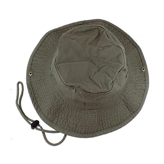 100% Cotton Stone-Washed bucket fishing hat Sun visor Hats
