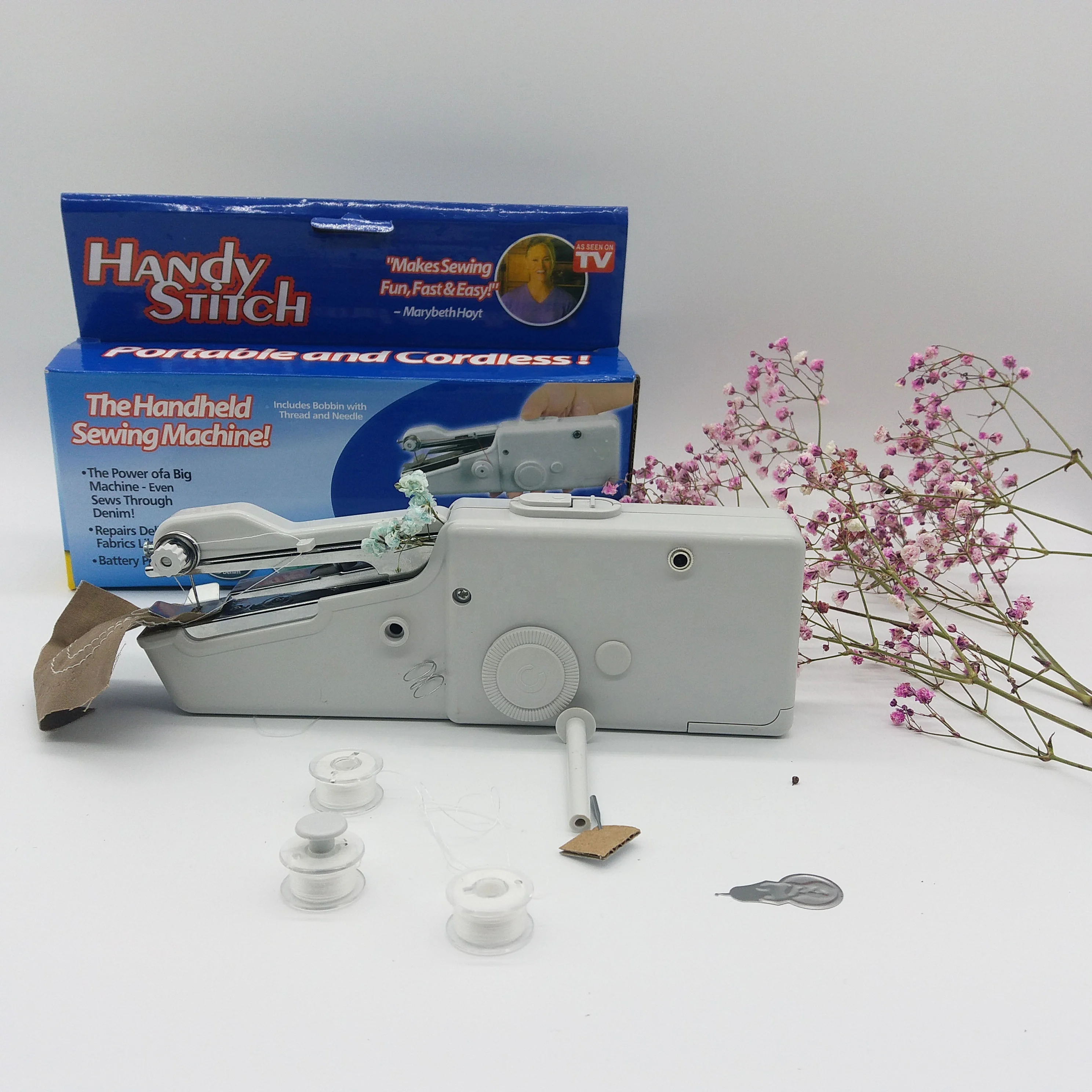 Akuma-0117 Home appliance multi-functional battery handheld pocket manual mini sewing machine