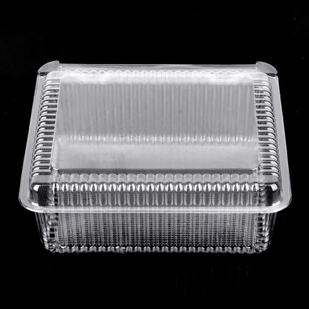 Food Grade Transparent Plastic Blister Clamshell Fruit Packaging Disposable Plastic Box With Lid