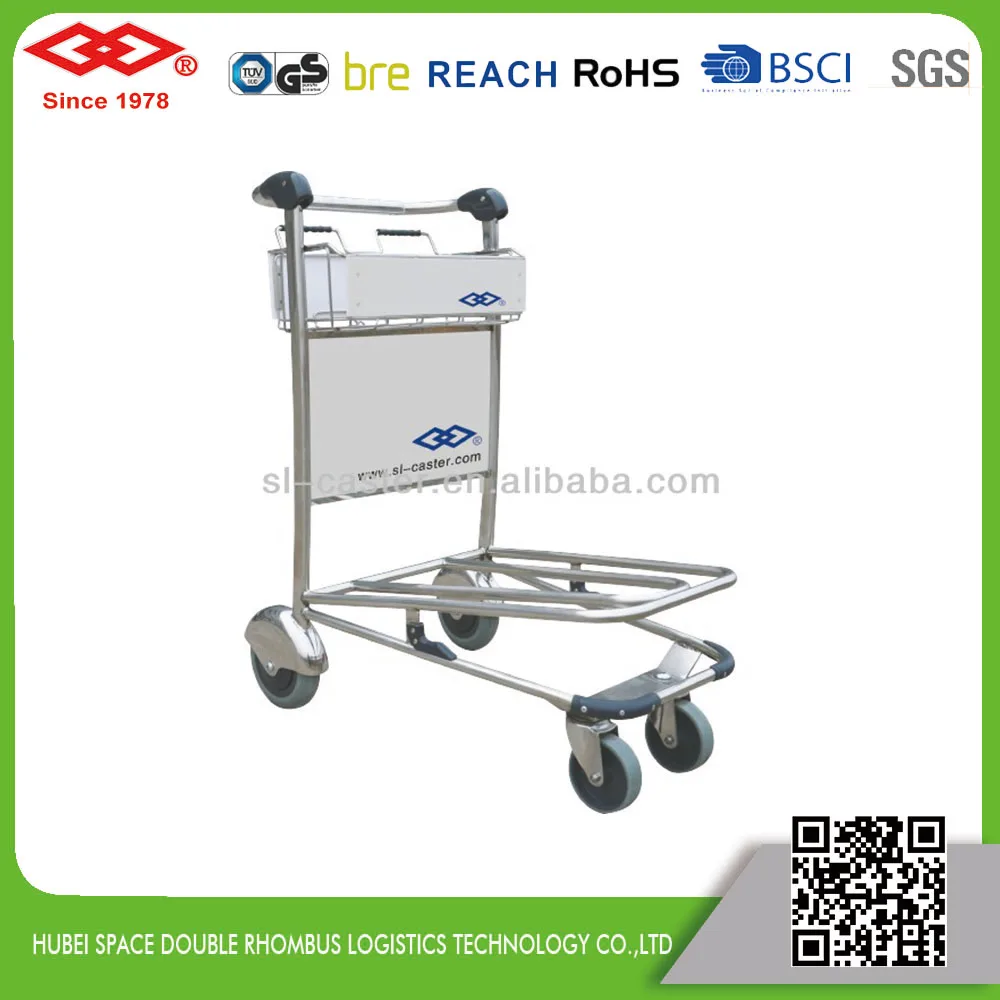 Четыре колеса тяжелых аэропорта тележки с тормозом