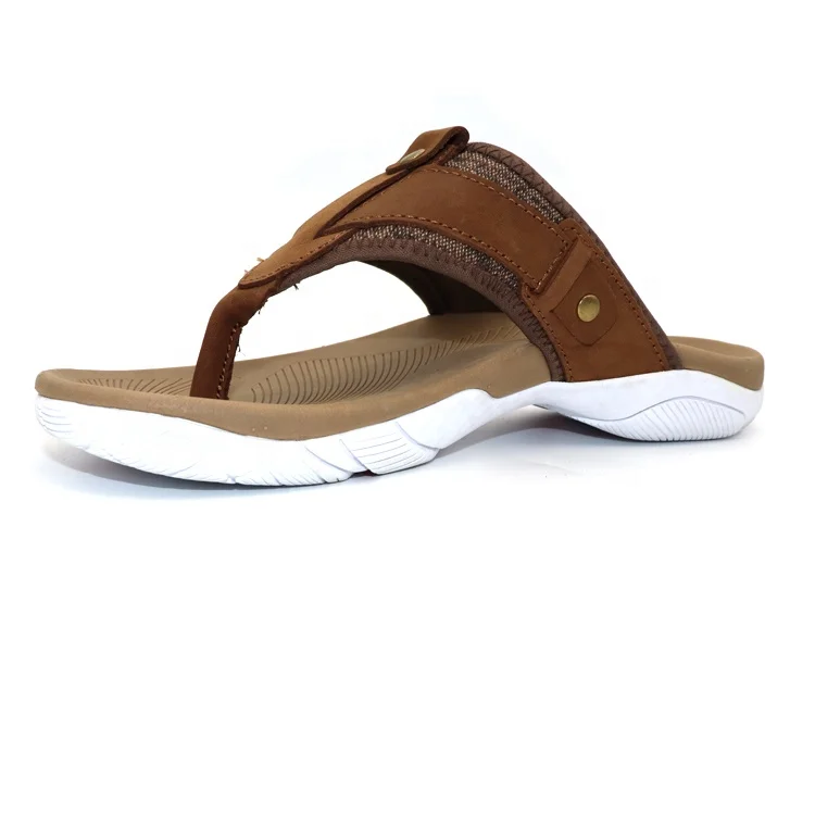 Мужские летние пляжные кожаные сандалии, модные простые сланцы, мужские сандалии из натуральной кожи, Тапочки