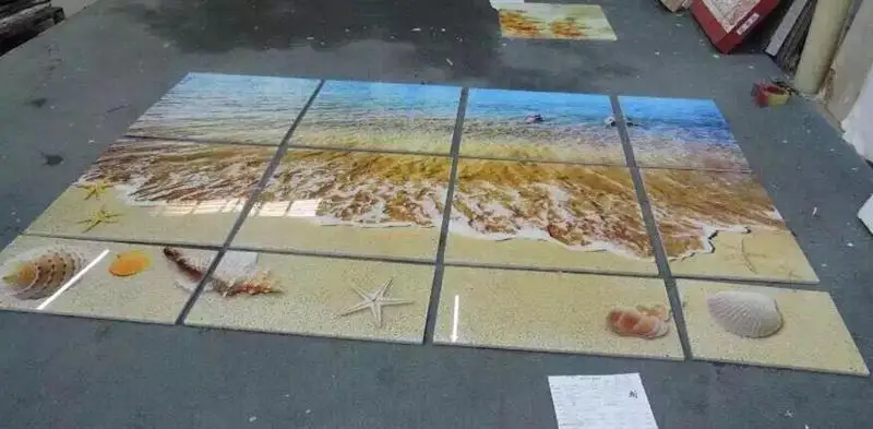 Bathroom Tile Polish Decorative Tile and Stone for Sale Modern Beautiful Concepts Factory Supply 3D Design Newest 3D Floor Art