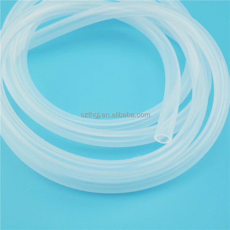 
Thin flexible 4*6mm food grade silicone tube/hose/pipe with low price 