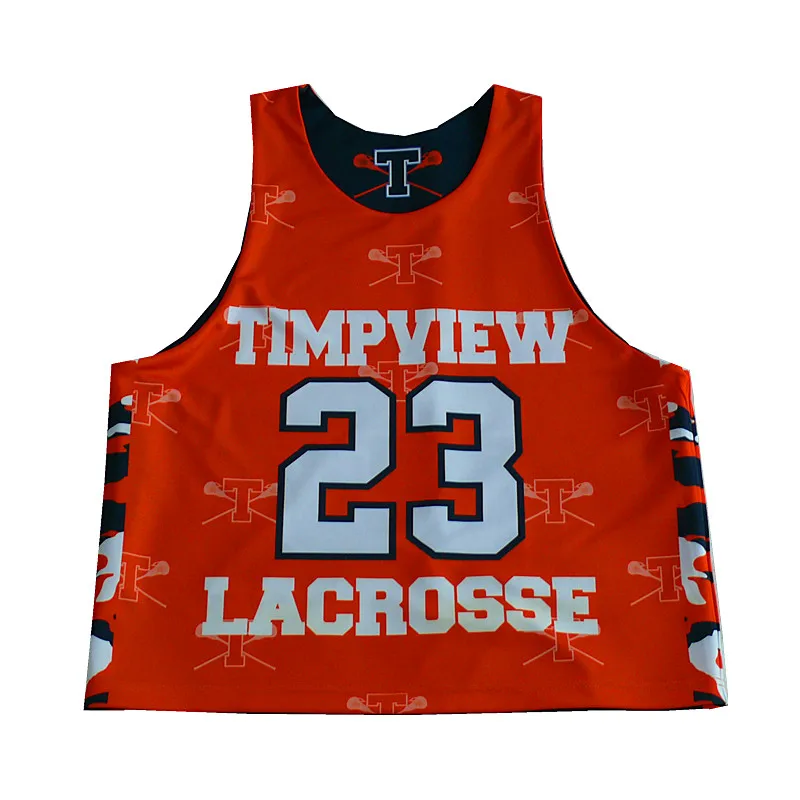 Нагрудники из двусторонней спортивной сетки для тренировок, сублимированные Трикотажные изделия для Лакросса