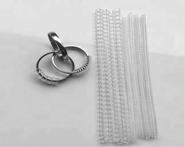 Plastic Ring Size Adjuster Tool For Jewellery Making Plastic Clear Ring Sizer For Loose Rings