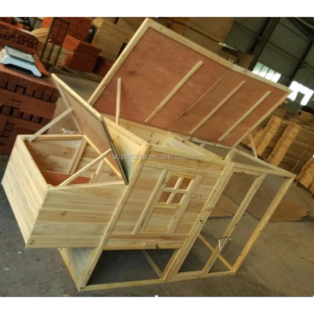 Large wooden waterproof chicken coop nest box