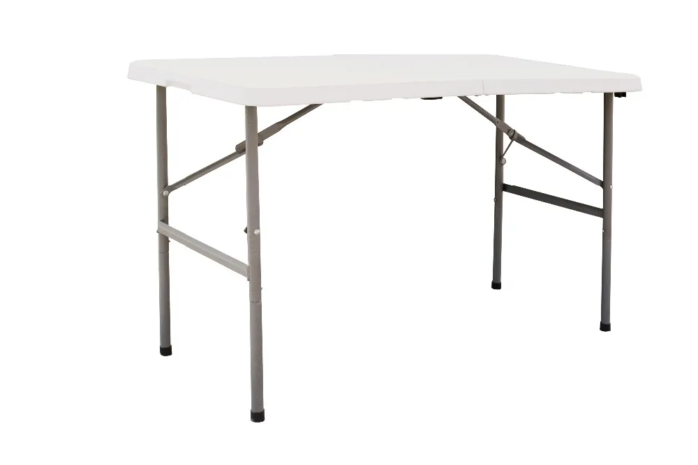 4FT wholesale price Plastic Folding in Half catering Table camping table picnic