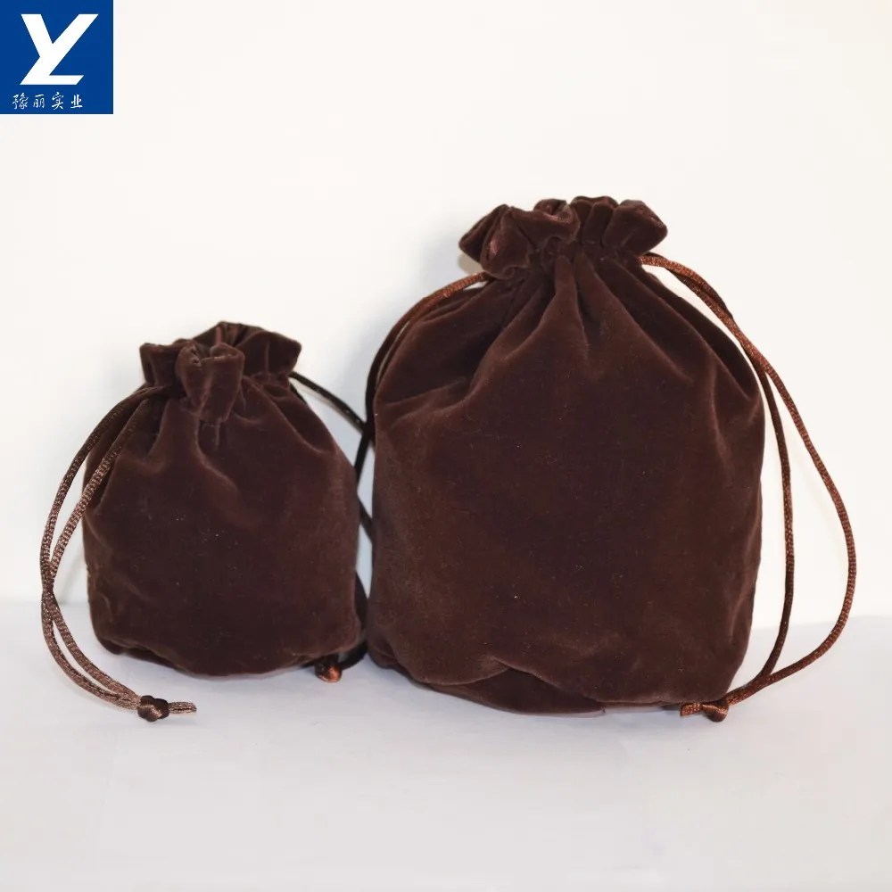Varied Fabric Velvet Bag Flap Pouch Snap bag button closure