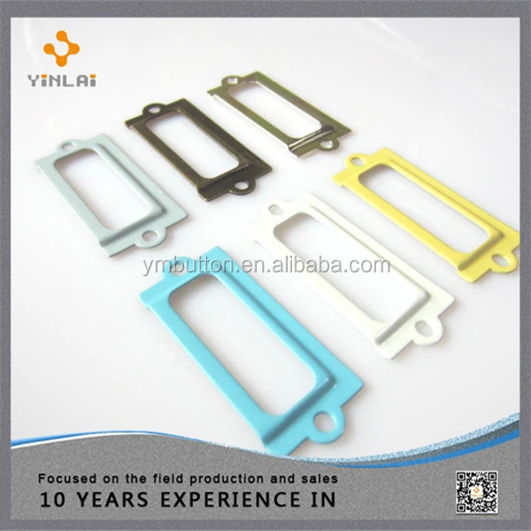 Colorful metal label holder made in China