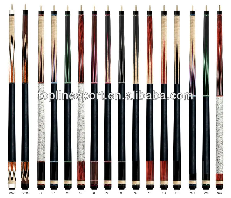 Inlaid Maple Pool Cue Stick