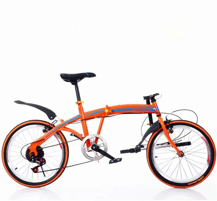 Factory direct supply 18 inch mini cooper folding bike with colorful tire