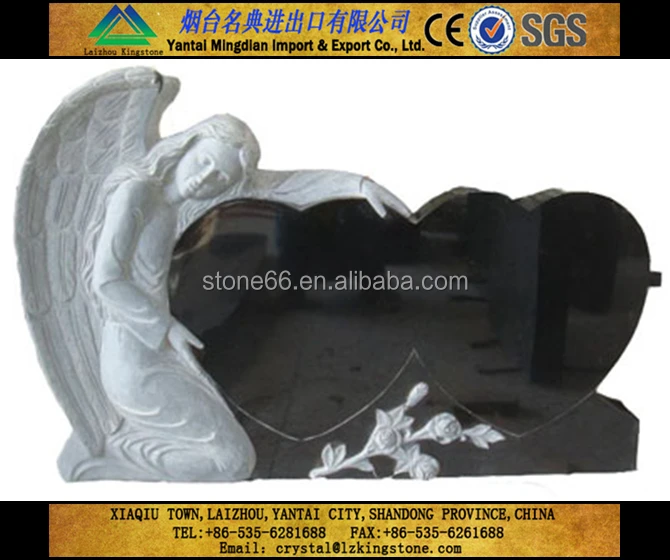 gravestone angel tombstones,China nature stone tombstone