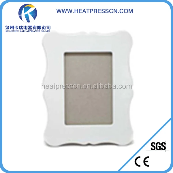 Photo Frame LED Mirror LED Magic Fashion Printer Ceramic Sublimation Bubble Light Bamboo Photo Frame Bulk or Gift Box or OEM