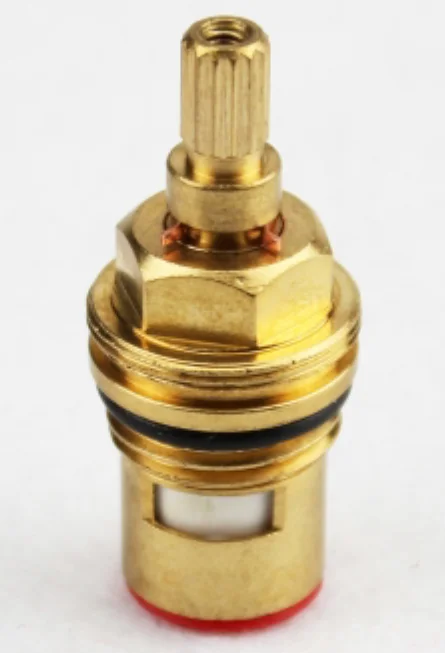 
1/2 UK brass spline tap spindle brass ceramic disc fast open tap cartridge 