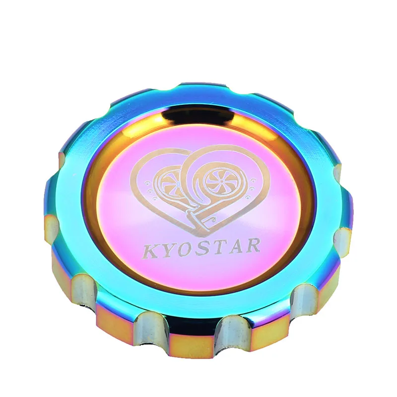 Neo chrome Racing Oil Filler Cap Fuel Tank Cover Aluminum For  Honda Toyota Mitsubishi