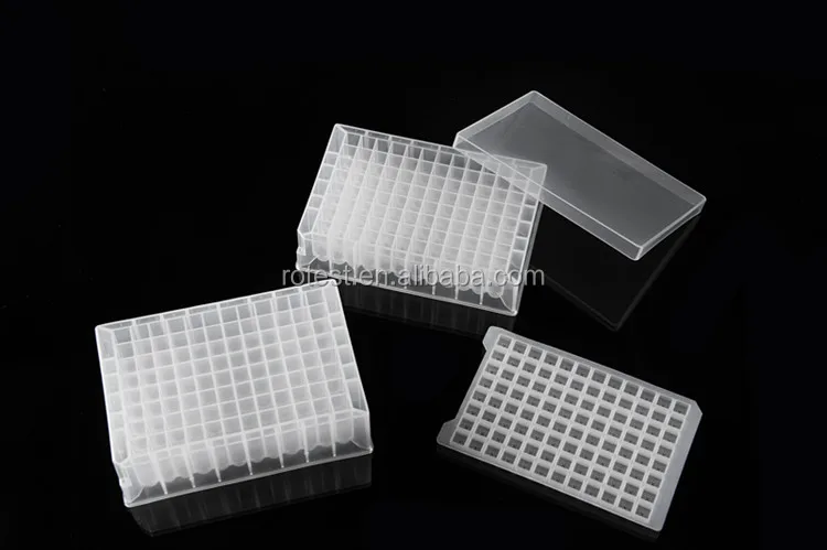 Laboratory 96 Well Blood Medical Culture Media Plates Polystyrene Clear Flat Bottom Cell Culture Plate