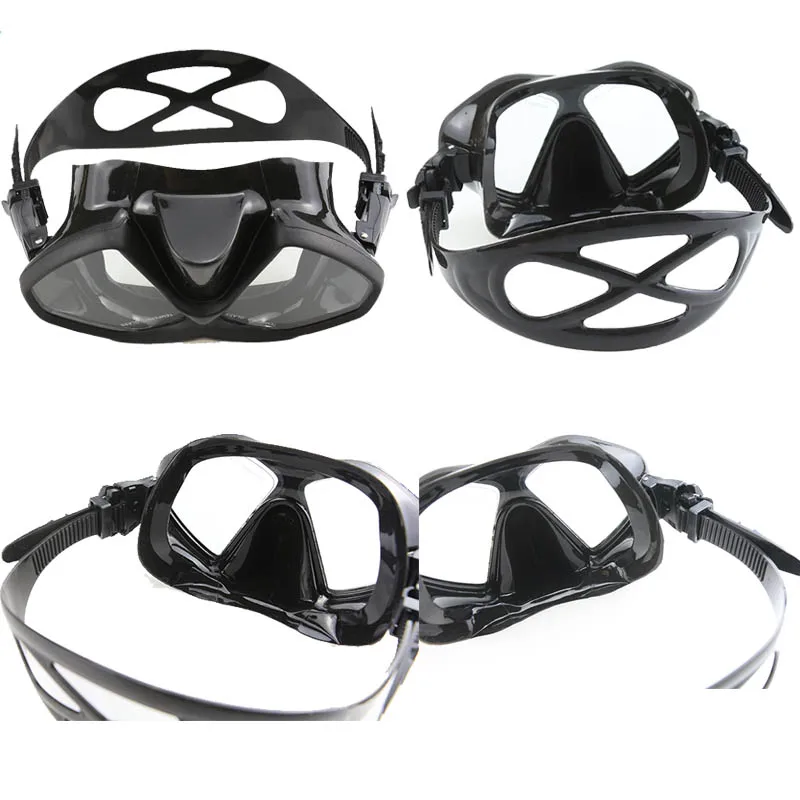 Hot Diving Exercise Protector diving mask adult tempered glass Waterproof big vision silicone diving mask