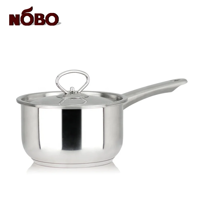 NOBO factory enterprise top selling kitchen pan cooking pot set stainless steel cookware