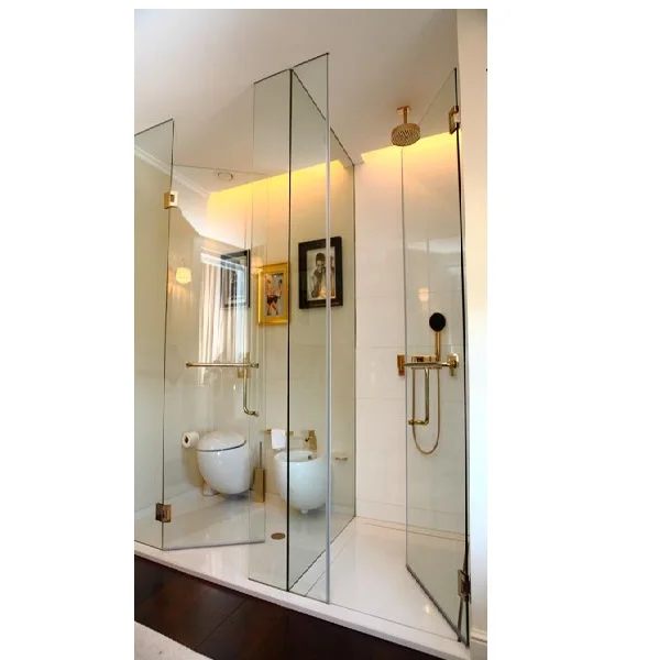 
clear tempered glass sliding shower enclosure door 10mm 12mm price 