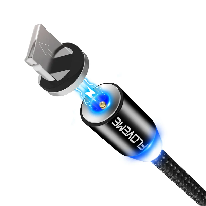 Бесплатная доставка 1 образец ок CE FCC RoHS FLOVEME м Магнитный USB-кабель для мобильного телефона зарядный на