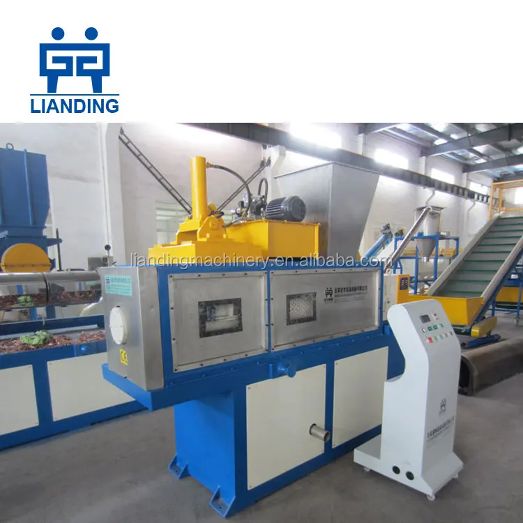 Plastic Film Recycling Squeezing Drying Dewatering Screw Press Machine For PP PE Bags