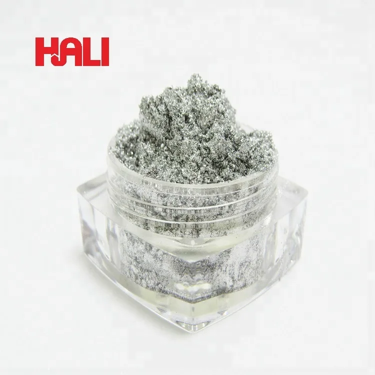 mirror effect nail polish aluminium pigment powder,item:AL6Y35,color:shimmer luxury gold