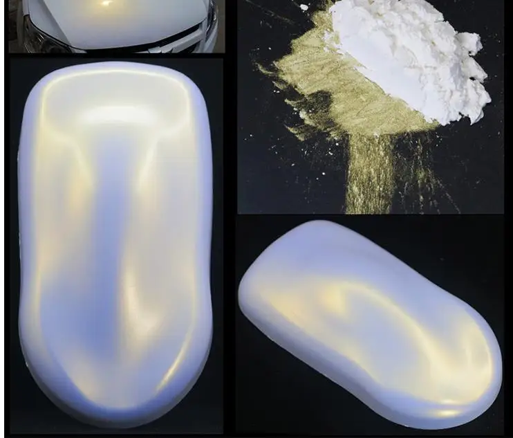 iridescent blue ghost effect car paint pearl dip pigment