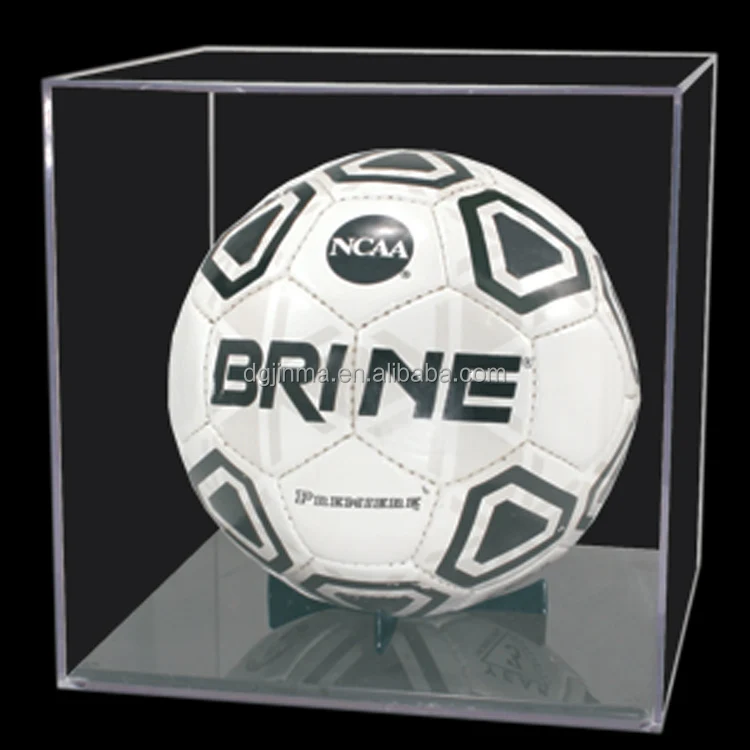Free Design Custom Free Standing Soccer Ball Display Base Stand For Acrylic Box
