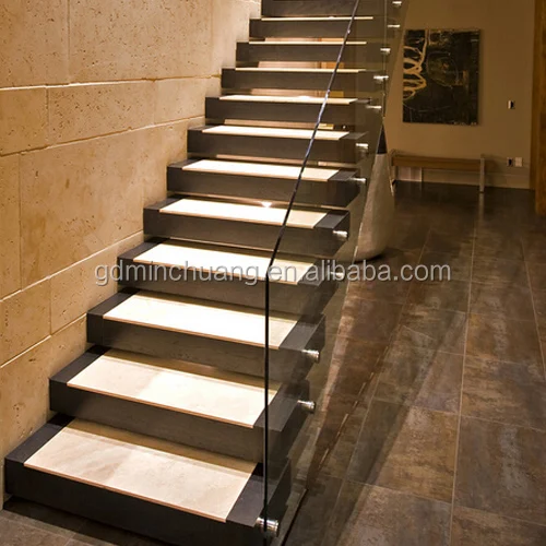 easy install solid wooden industrial stair staircase handrails