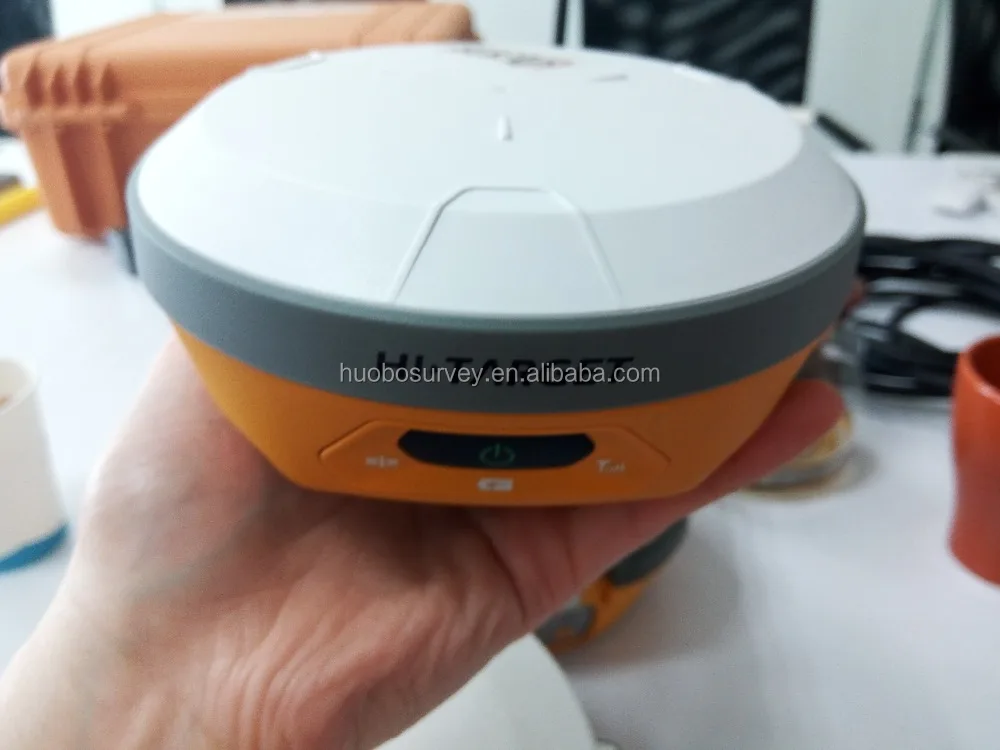 Hi-taregt V100 Remote Control Netwotk gps receiver with ihand20 data logger GNSS GPS Surveying System