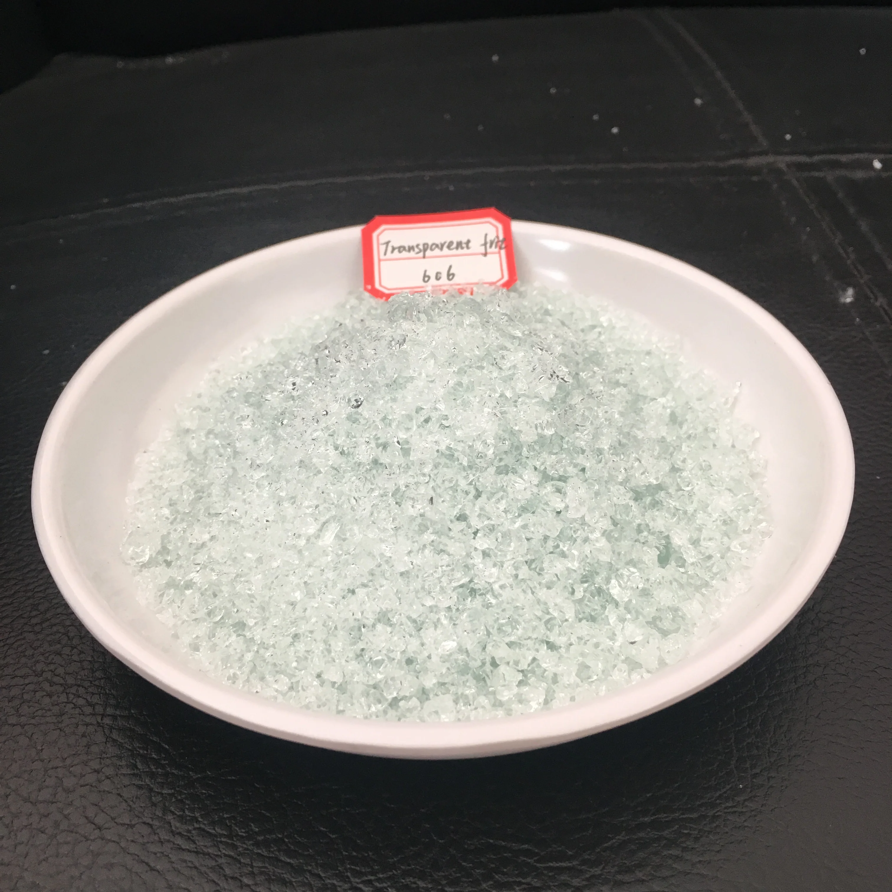 Global glaze high transparent frit for glass glow ceramic glaze