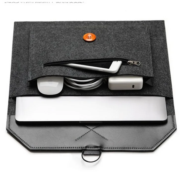 hot selling wool felt high quality computer bag laptop sleeve